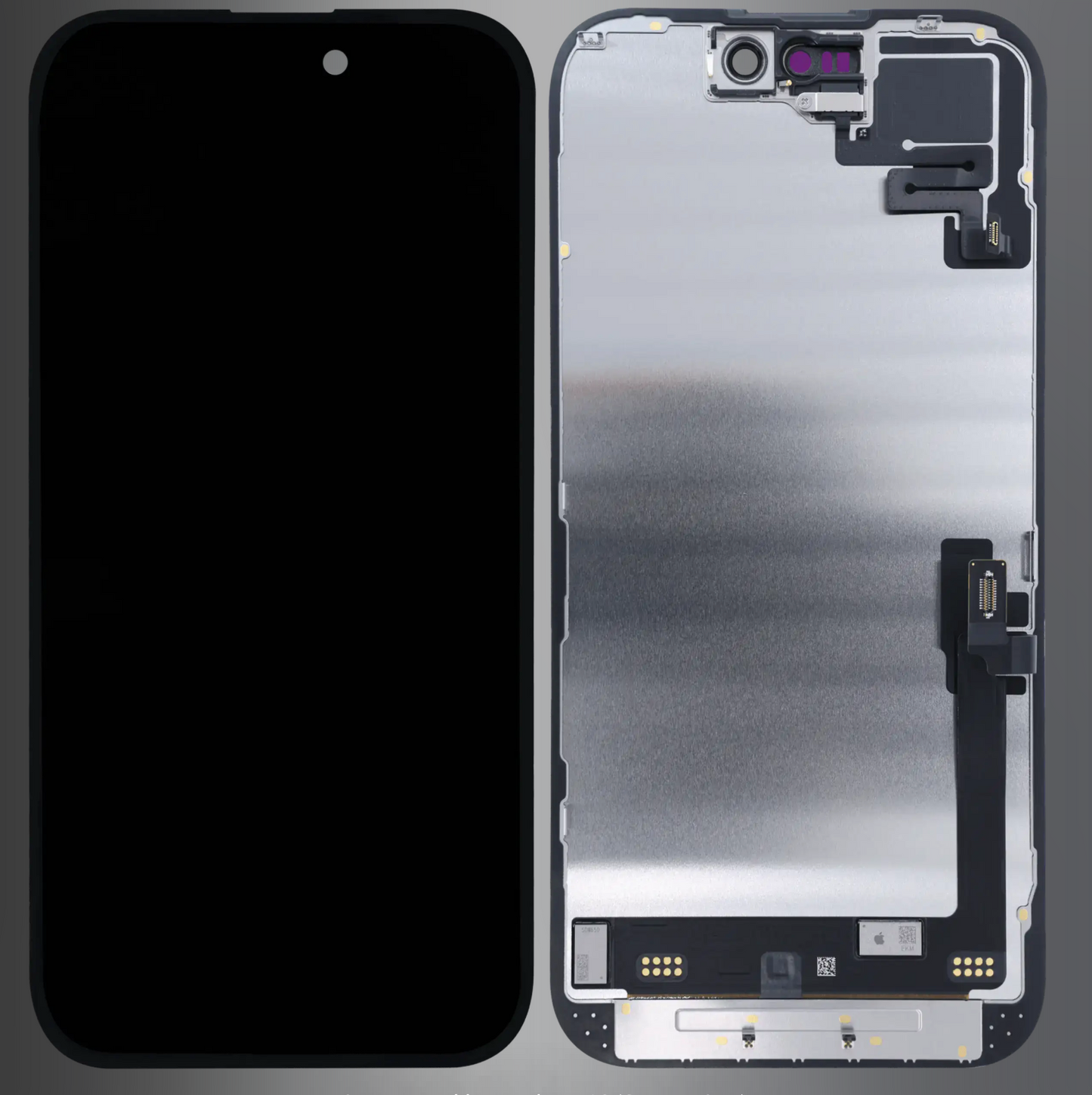 Origineel Service Pack scherm voor iPhone 16, achterzijde