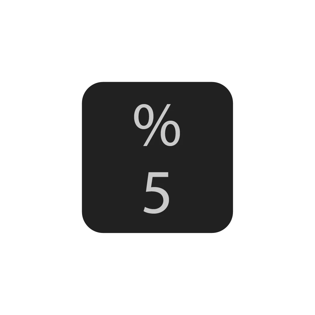 Toets 5 %