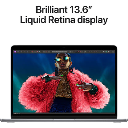 A-Grade (nieuwstaat) Macbook Air 13-inch M3 8C CPU - 10C GPU - 16GB RAM - SSD 512GB - 2024 - QWERTY NL - Space Grey