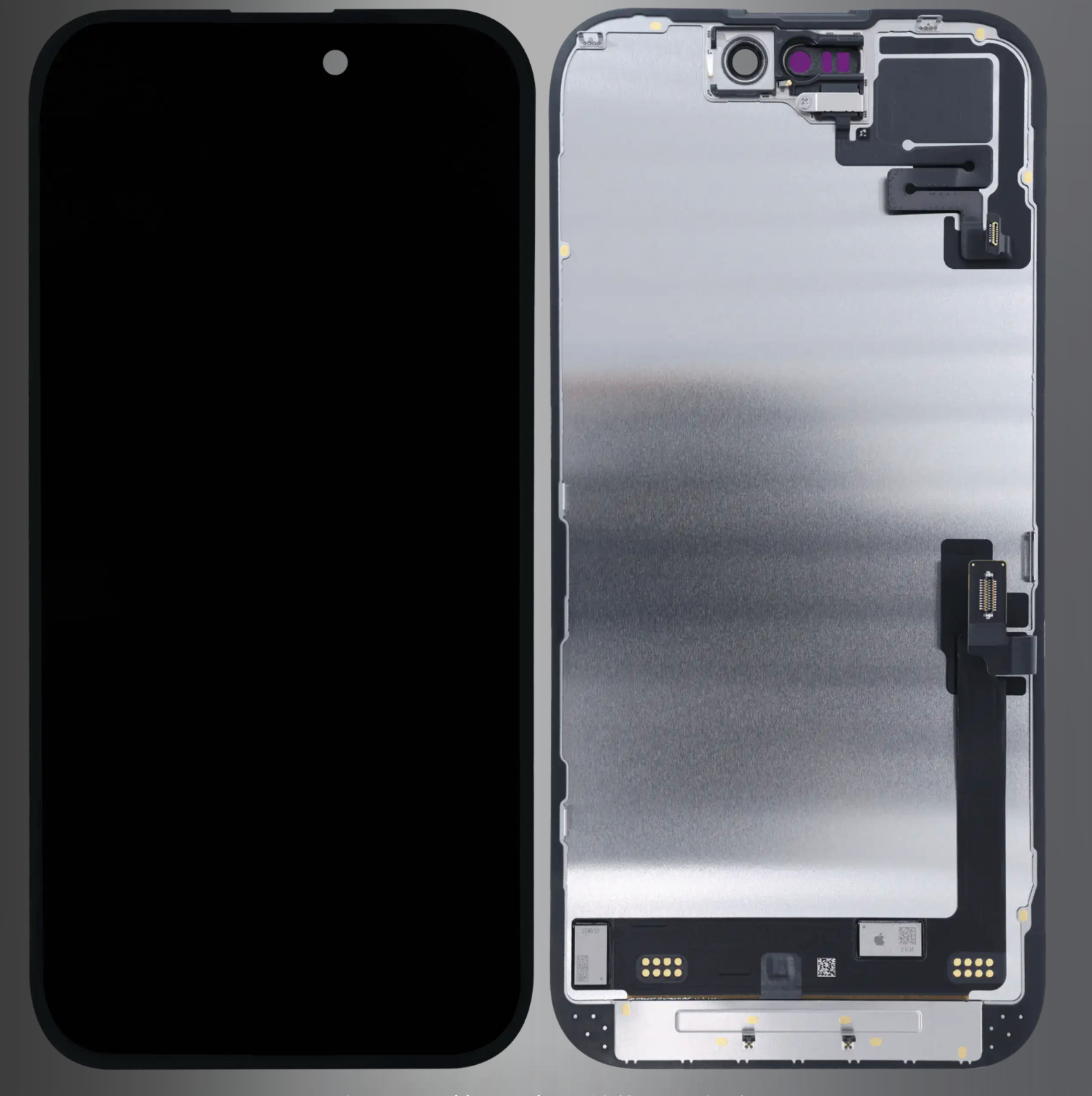 Origineel Service Pack scherm voor iPhone 16, achterzijde