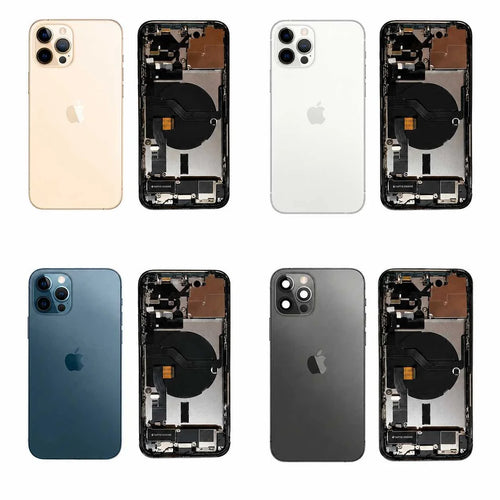 Complete achterkant met smallparts voor iPhone 12 Pro