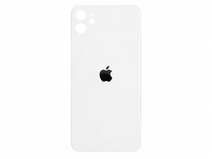 Glazen achterkant iPhone 11 wit