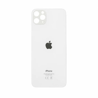 Glazen achterkant iPhone 11 Pro zilver