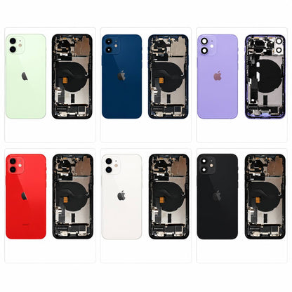 Complete achterkant met smallparts voor iPhone 12