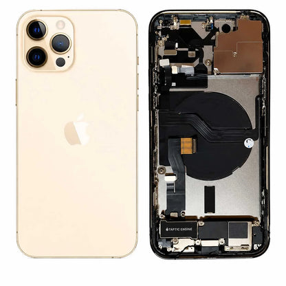 Complete achterkant iPhone 12 Pro Max goud