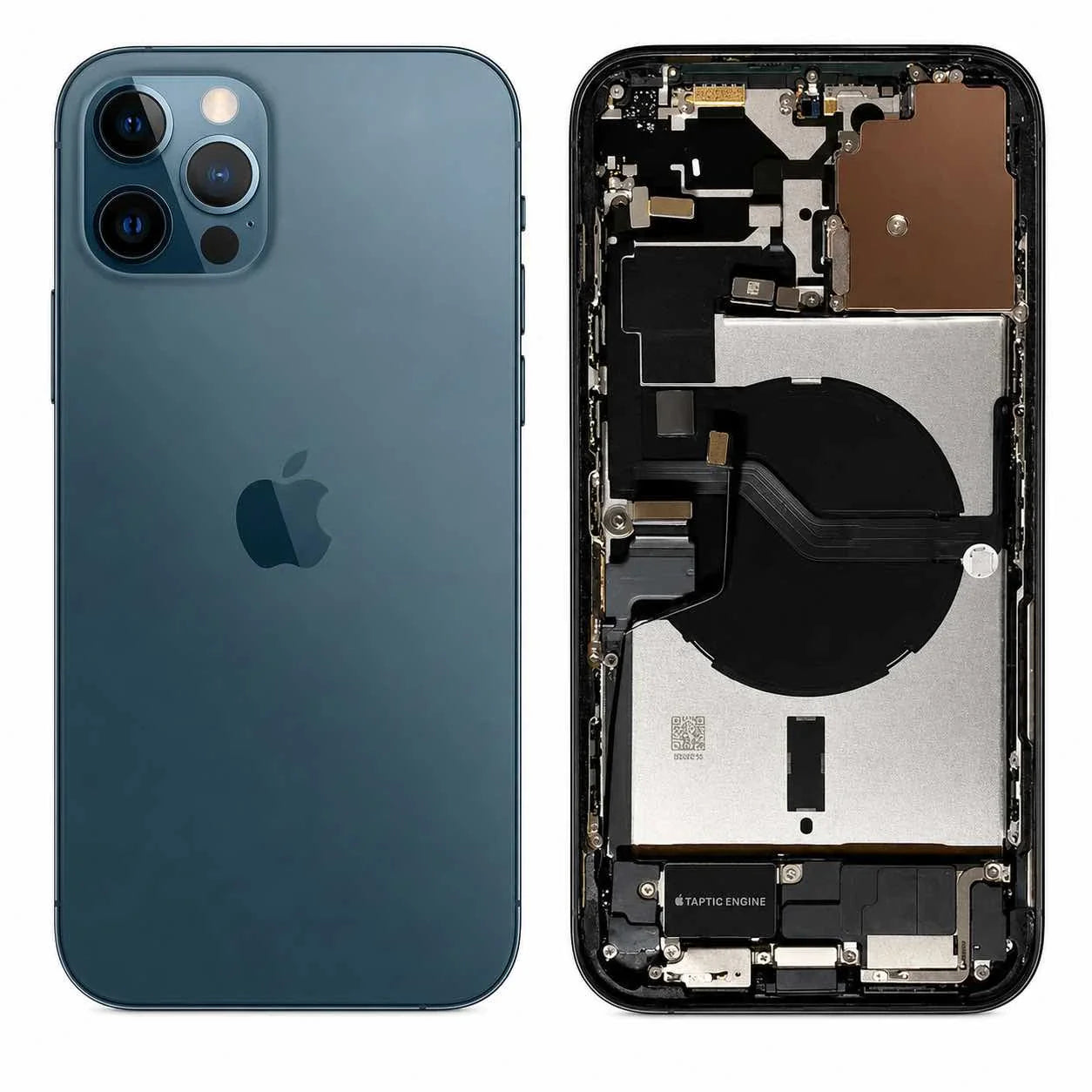 Complete achterkant iPhone 12 Pro Max grafiet