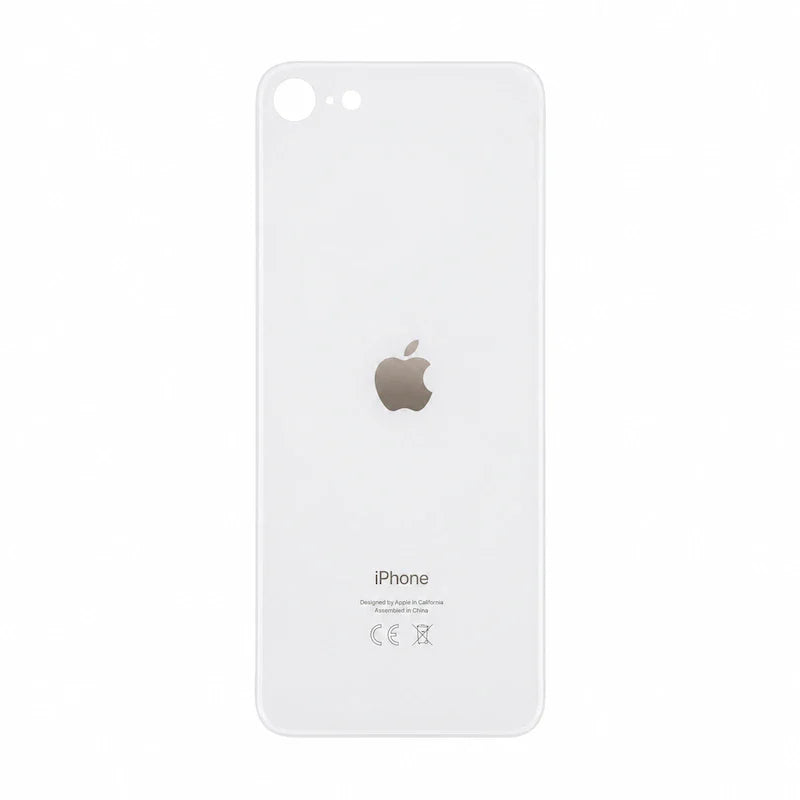 Glazen achterkant iPhone SE 2020 wit