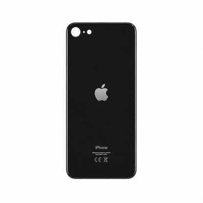 Glazen achterkant iPhone SE 2020 zwart